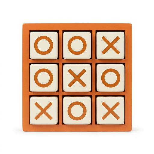 [NCUI_0081] Studio Minimalist Ceramic Tic-Tac-Toe Game Set