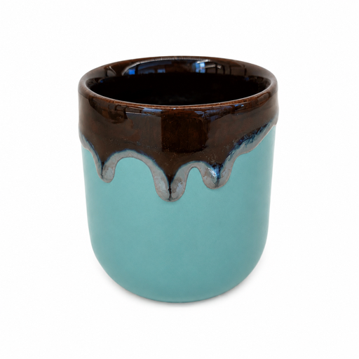 [NCUI_0160] Drip-Glaze Two-Tone Ceramic Tumbler