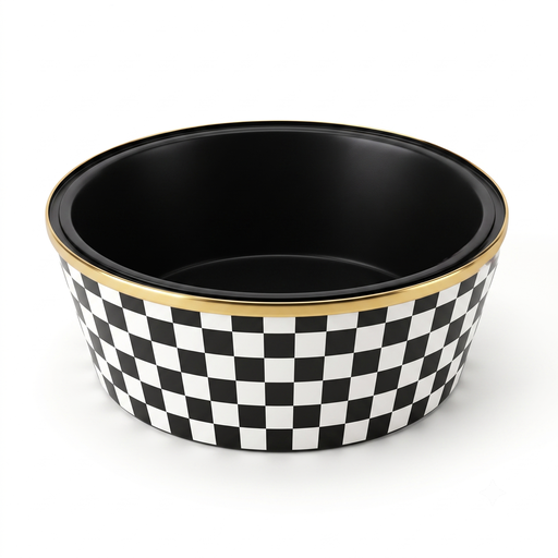 [NCUI_0166] Checkerboard Decorative Bowl