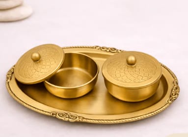 [NCUISTOFGCL44982] Heritage Brass Twin Bowl